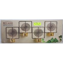 BEST HOME CANDLE HOLDER 5PC METAL WALL SCONCE SET