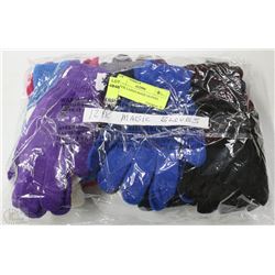 12 PACK LADIES MAGIC GLOVES