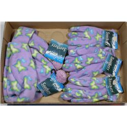 2) FLAT OF GLOVES AND HATS GIRLS