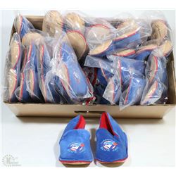 BOX OF NEW BLUE JAYS CHILDRENS SLIPPERS