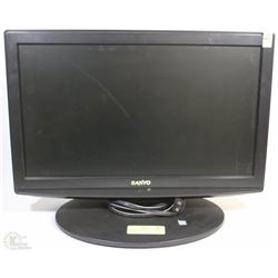 SANYO 19"-PORTABLE TV, 2 HDMI INPUTS &