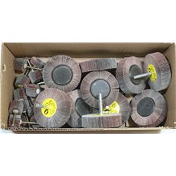 BOX OF ASSORTED KLINGSPOR SANDING WHEELS