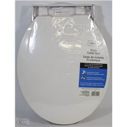 NEW MAINSTAYS PLASTIC TOILET SEAT