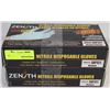 Image 1 : 2 CASES OF ZENITH NITRILE DISPOSABLE GLOVES