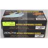Image 1 : 2 CASES OF ZENITH NITRILE DISPOSABLE GLOVES