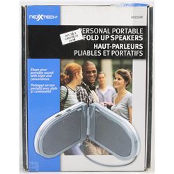 NEXTECH PERSONAL PORTABLE FOLD UP SPEAKERS