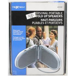 NEXTECH PERSONAL PORTABLE FOLD UP SPEAKERS