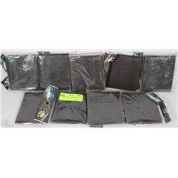 LOT OF 9 AUDI LEATHER WALLETS