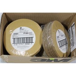 BOX OF 3M HOOKIT 6" SANDING DISCS