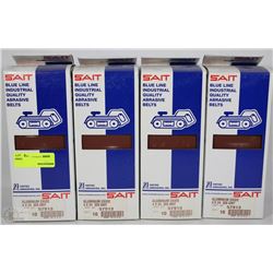 LOT OF 4 BOXES OF SAIT ALUMINUM OXIDE 4X24" 320G