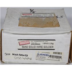 CASE OF 50/50 SOLTER WIRE