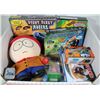 LOT OF BOYS TOYS INCL CARTMAN FROM SOUTH PARK