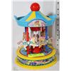 Image 1 : COLLECTIBLE MUSICAL WIND-UP RED BOX CAROUSEL PLAYS