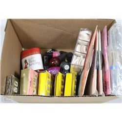 BOX WITH NAILPOLISH, BELLY DANCING, PANTYHOSE &