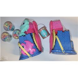 ALL NEW SUMMER LOT INCL 2 SETS OF SAND TOYS,4 SETS