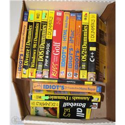 BOX FULL OF GUIDES FOR DUMMIES - VARIOUS