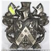 Image 1 : CAST STEEL CODE OF ARMS PLAQUE (JAPAN)