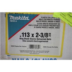 CASE OF MAGNUM PRO ELECTRO GALVANIZED NAILS