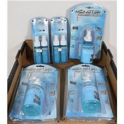 FLAT OF MONSTER SCREEN CLEANING KITS