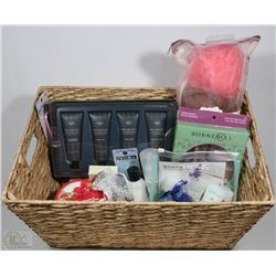 LOT OF NEW BATH ESSENTIALS INCL NEW GIFT SETS