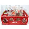 Image 1 : VINTAGE COCA COLA  CRATE WITH ASSORTED BOTTLES