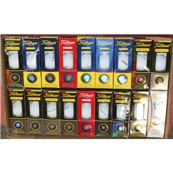 FLAT OF ASSORTED TITLEIST RECLAIMED GOLF BALLS