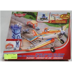 DISNEY PLANES WINGS AROUND THE GLOBE PLAY SET
