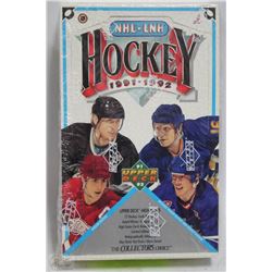 91-92 NHL UPPERDECK HOCKEY CARDS UNOPENED