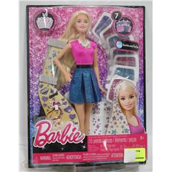 BARBIE 16PC GLITTER HAIR SET TOY
