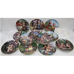 MJ HUMMEL COLLECTOR PLATES "LITTLE COMPANIONS"