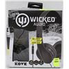 Image 1 : WICKED AUDIO HEADPHONES W/ PHONE MICROPHONE