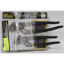 TWO 5 PC PLIER SET AND SET OF GROOVE JOINT PLIERS