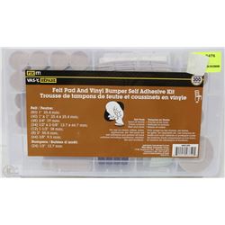 300PC FIX IT FELT PAD AND VINYL BUMPER SELF