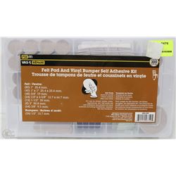 300PC FIX IT FELT PAD AND VINYL BUMPER SELF