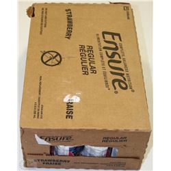CASE OF 24 ENSURE STRAWBERRY MEAL REPLACEMENT