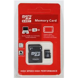 NEW 32GB MICRO SD CARD WITH ADAPTOR