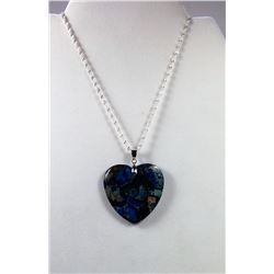 BLUE SEA SEDIMENT JASPER PENDANT