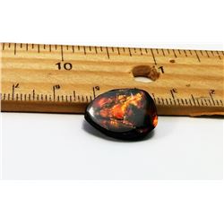 NATURAL ORANGE FIRE AMMOLITE GEMSTONE