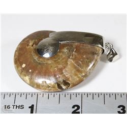 NATURAL AMMOLITE PENDANT