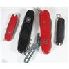 Image 1 : LOT OF 4 SWISS POCKET TOOLS/KNIVES