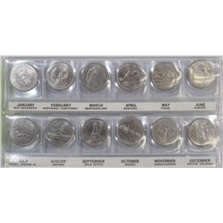 CANADIAN 125 YEARS CONFEDERATION QUARTER SET