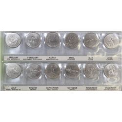 CANADIAN 125 YEARS CONFEDERATION QUARTER SET