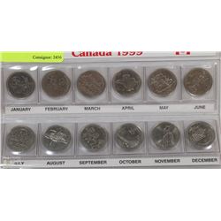 CANADIAN 1999 QUARTER SET