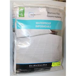 MAINSTAYS QUEEN SIZE WATERPROOF MATTRESS PAD