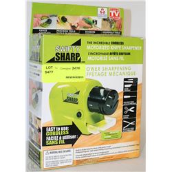 SWIFTY SHARP CORDLESS MOTORIZED KNIFE SHARPENER