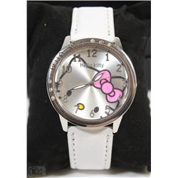 HELLO KITTY WATCH WHITE STRAP
