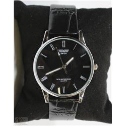 SWIDU WATCH BLACK STRAP