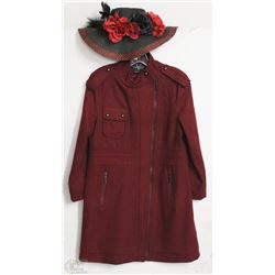 VERTIGO WOMENS LONG WINTER/FALL JACKET SIZE LARGE