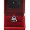Image 3 : #4-14KT WHITE GOLD TANZANITE & DIAMOND RING