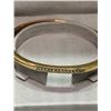Image 2 : #10-14KT Y&W GOLD BANGLE STYLE DIAMOND BRACELET